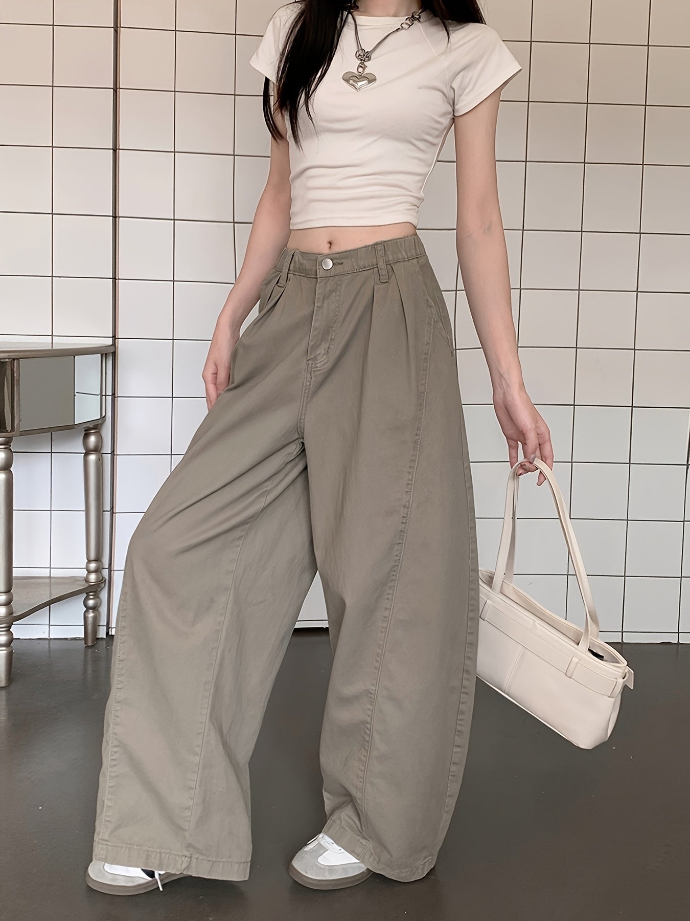 Noelle Relaxed Wide Trousers