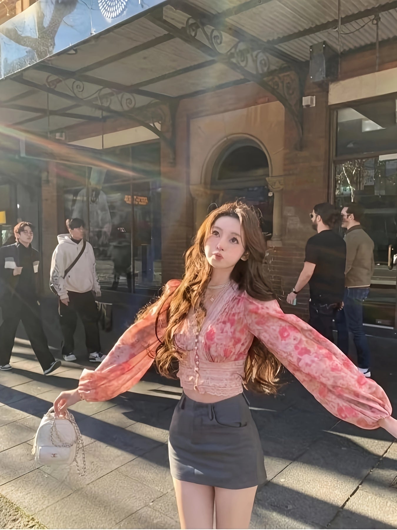 Seraphine Lace Floral Blouse