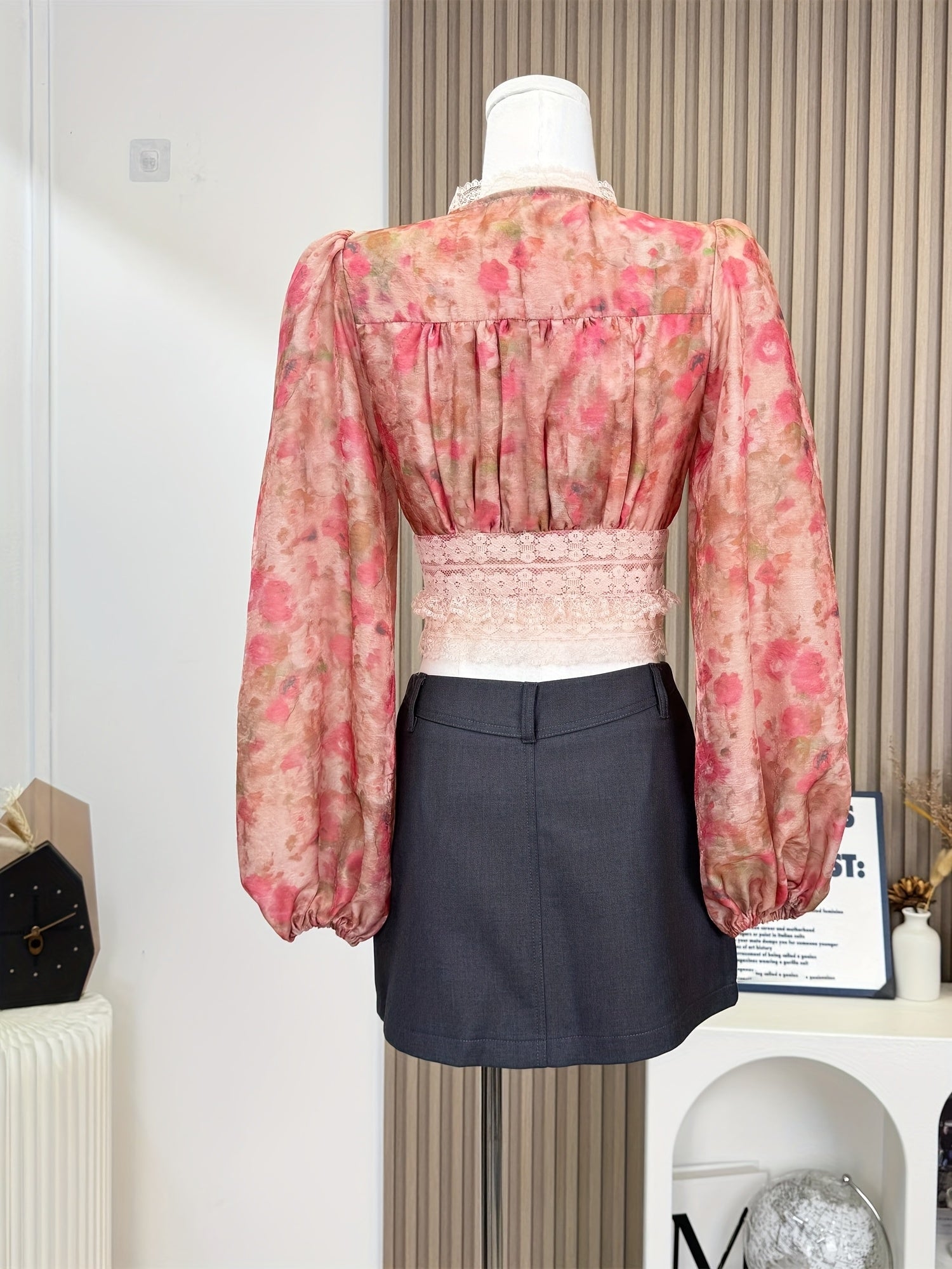Seraphine Lace Floral Blouse