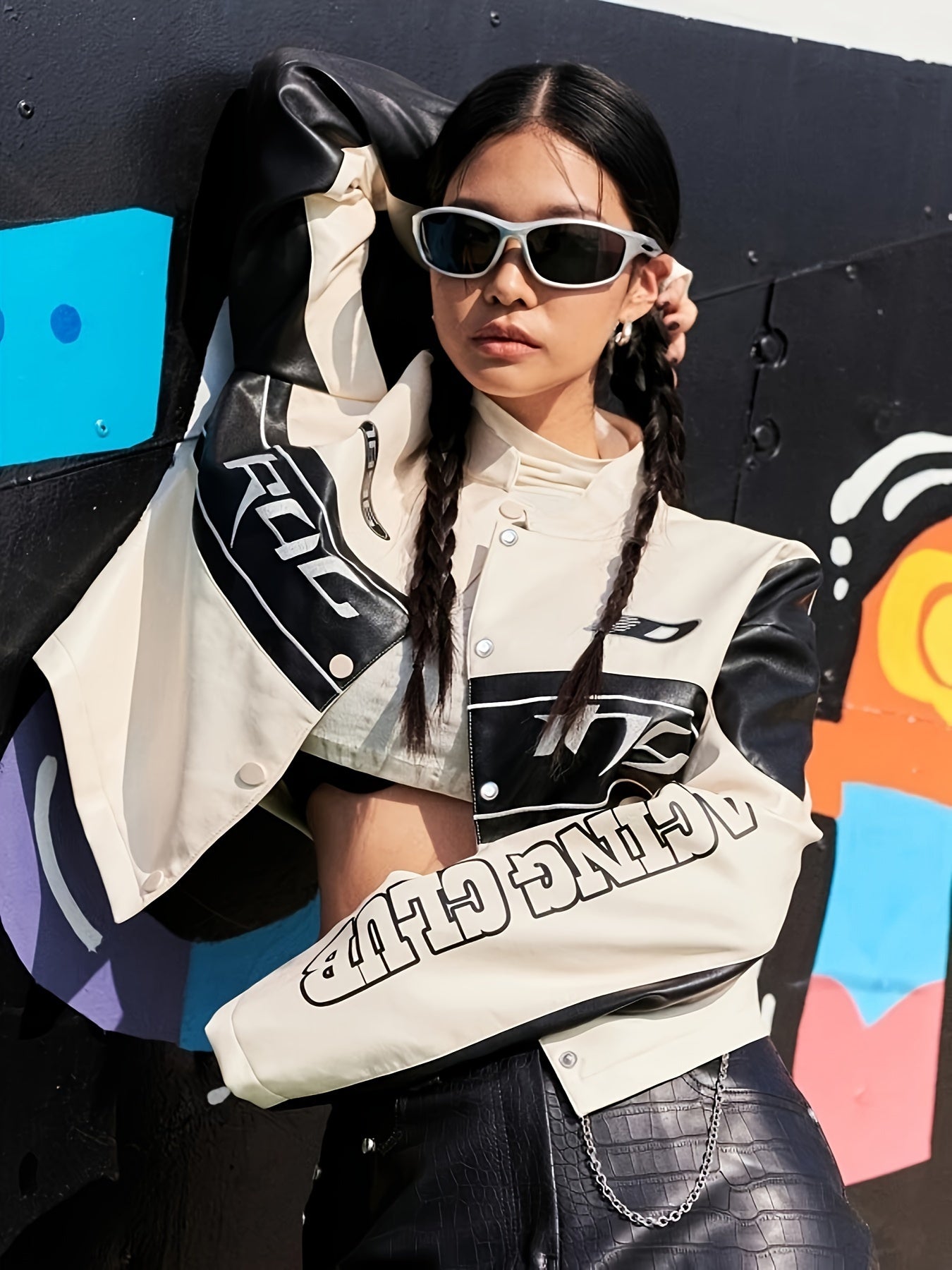 Roxanne Cropped Bomber Jacket