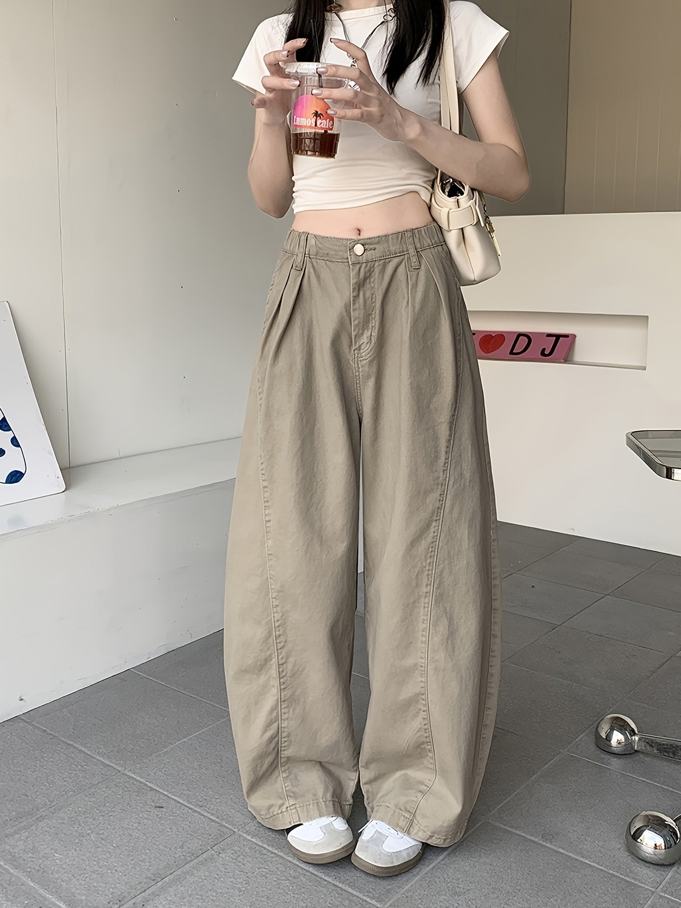 Noelle Relaxed Wide Trousers