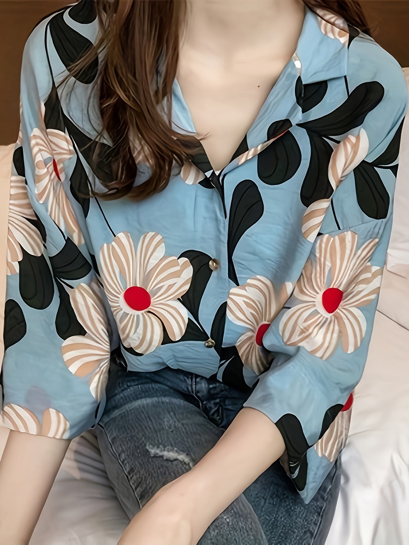 Marisol Bloom Button-Up