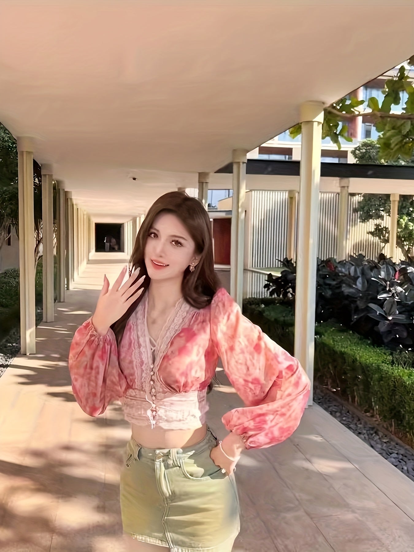 Seraphine Lace Floral Blouse